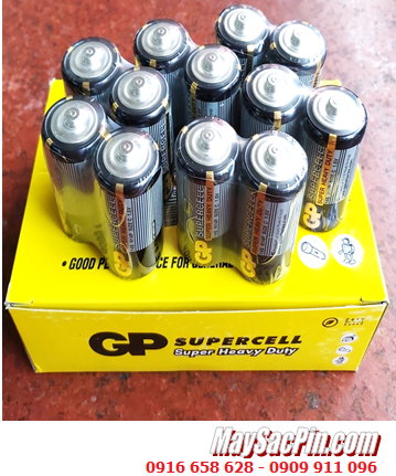 COMBO 01hộp 12vỉ=24viên Pin trung C 1.5v GP Supercell R14S-2S2 Super Heavy Duty _Giá chỉ 169.000/Hộp 24viên